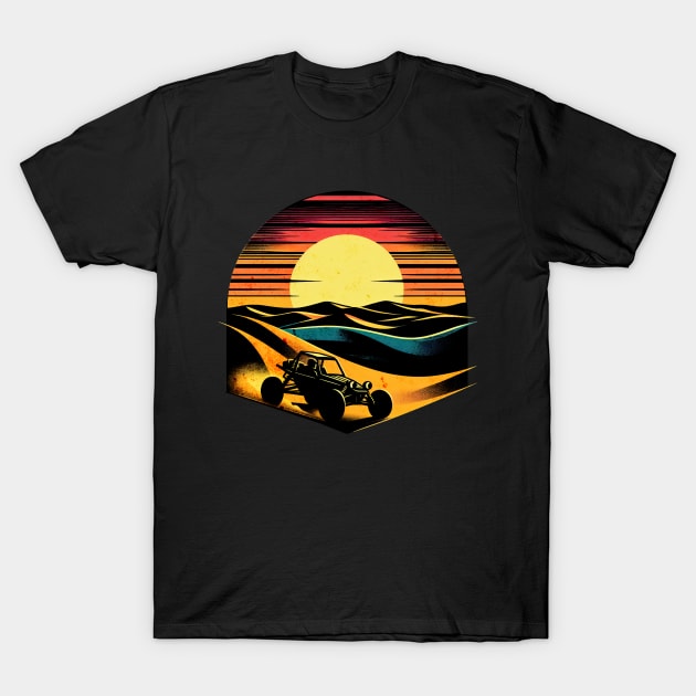 Retro Sand Buggy Design T-Shirt by Miami Neon Designs